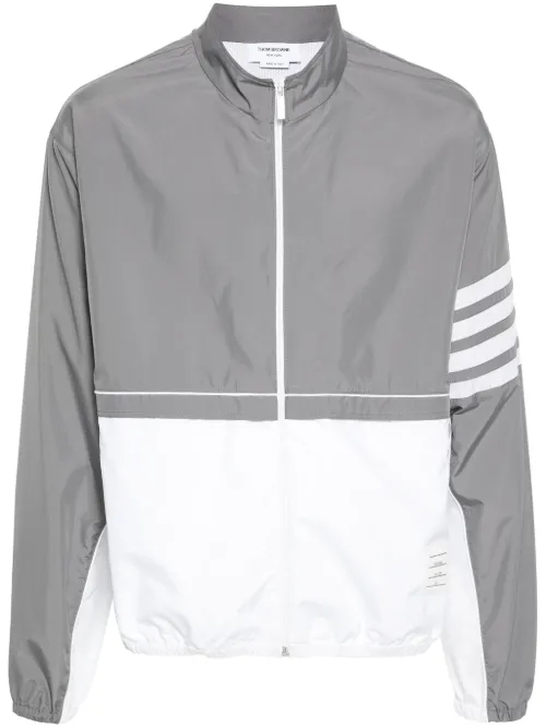 Veste zippée à 4 bandes signature - Thom Browne - Modalova