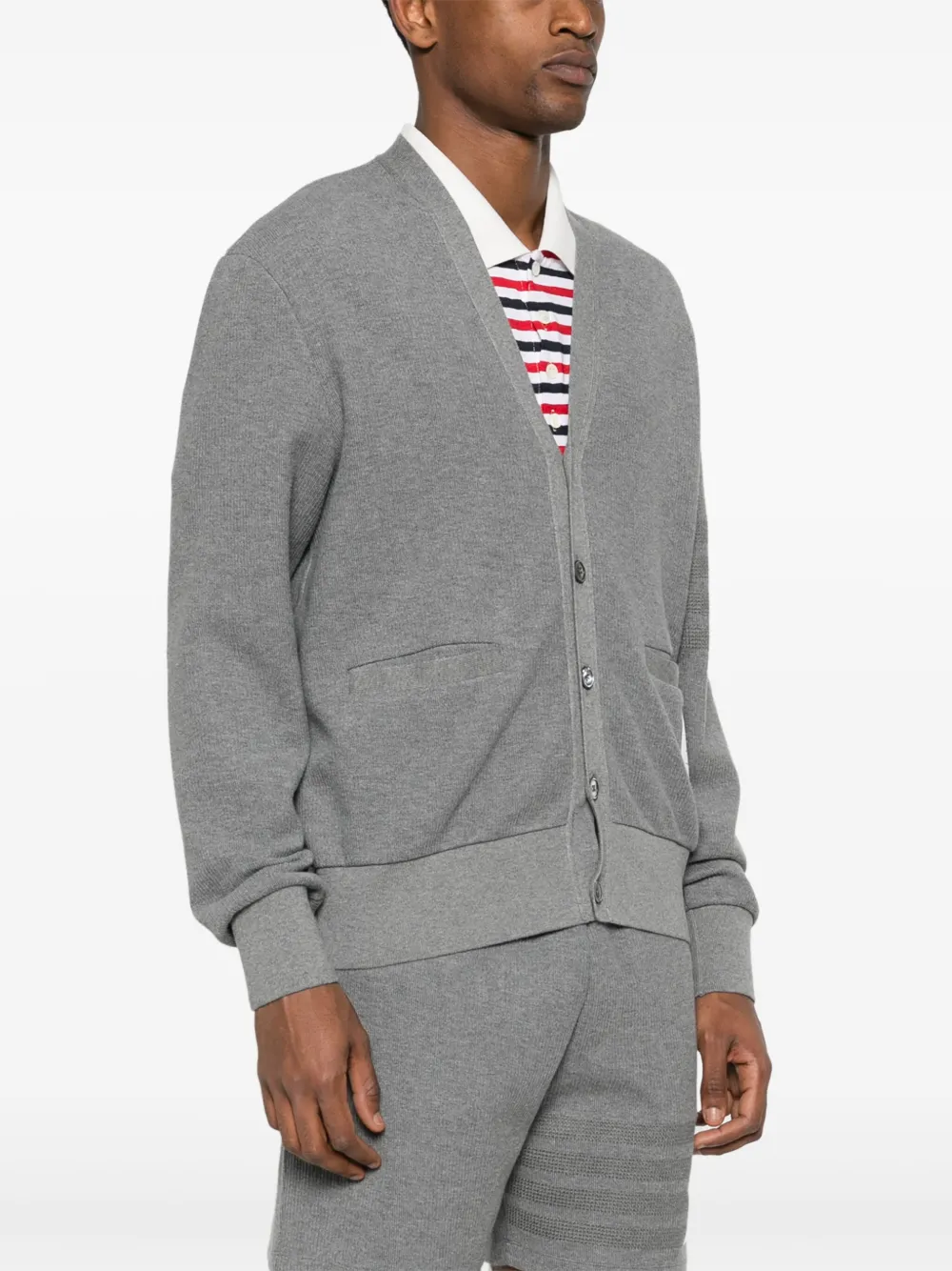 Thom Browne Vest met V-hals Grijs