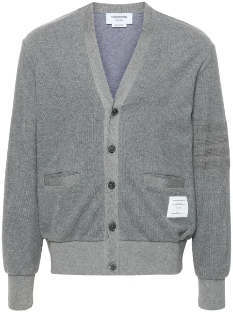 Thom Browne V-neck cotton cardigan