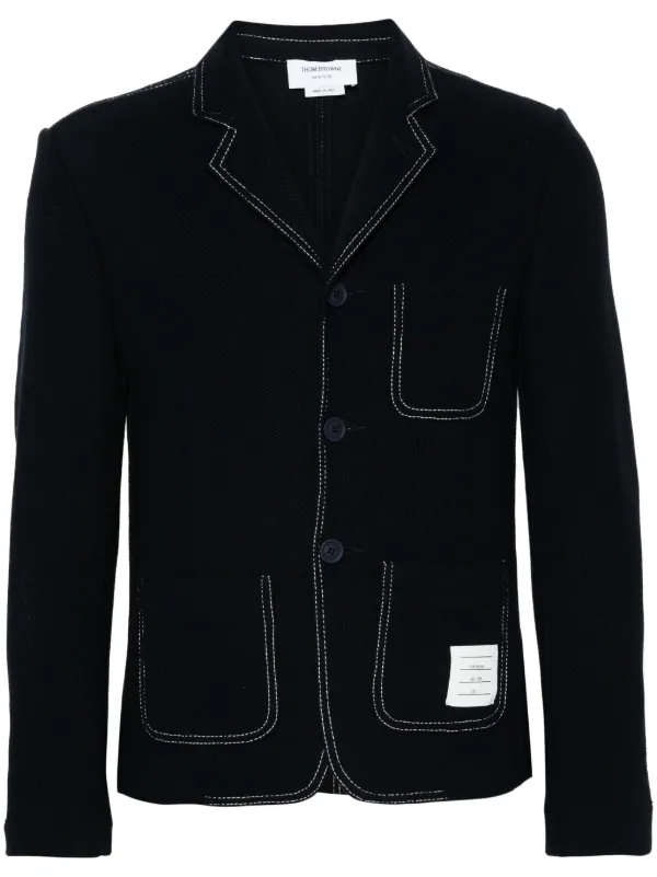 THOM BROWNE.シングルライダースジャケット THOM BROWNE.シングルライダースジャケット