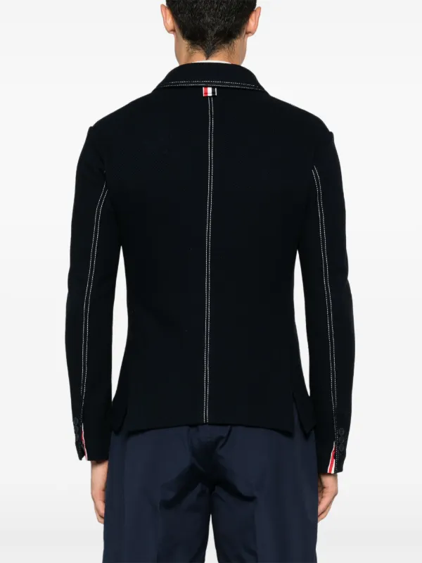 THOM BROWNE.シングルライダースジャケット