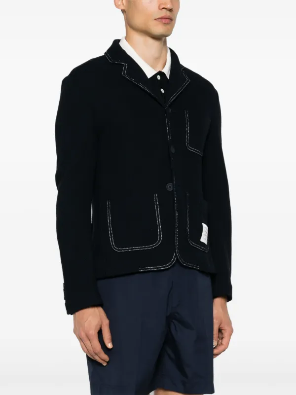 THOM BROWNE.シングルライダースジャケット THOM BROWNE.シングルライダースジャケット