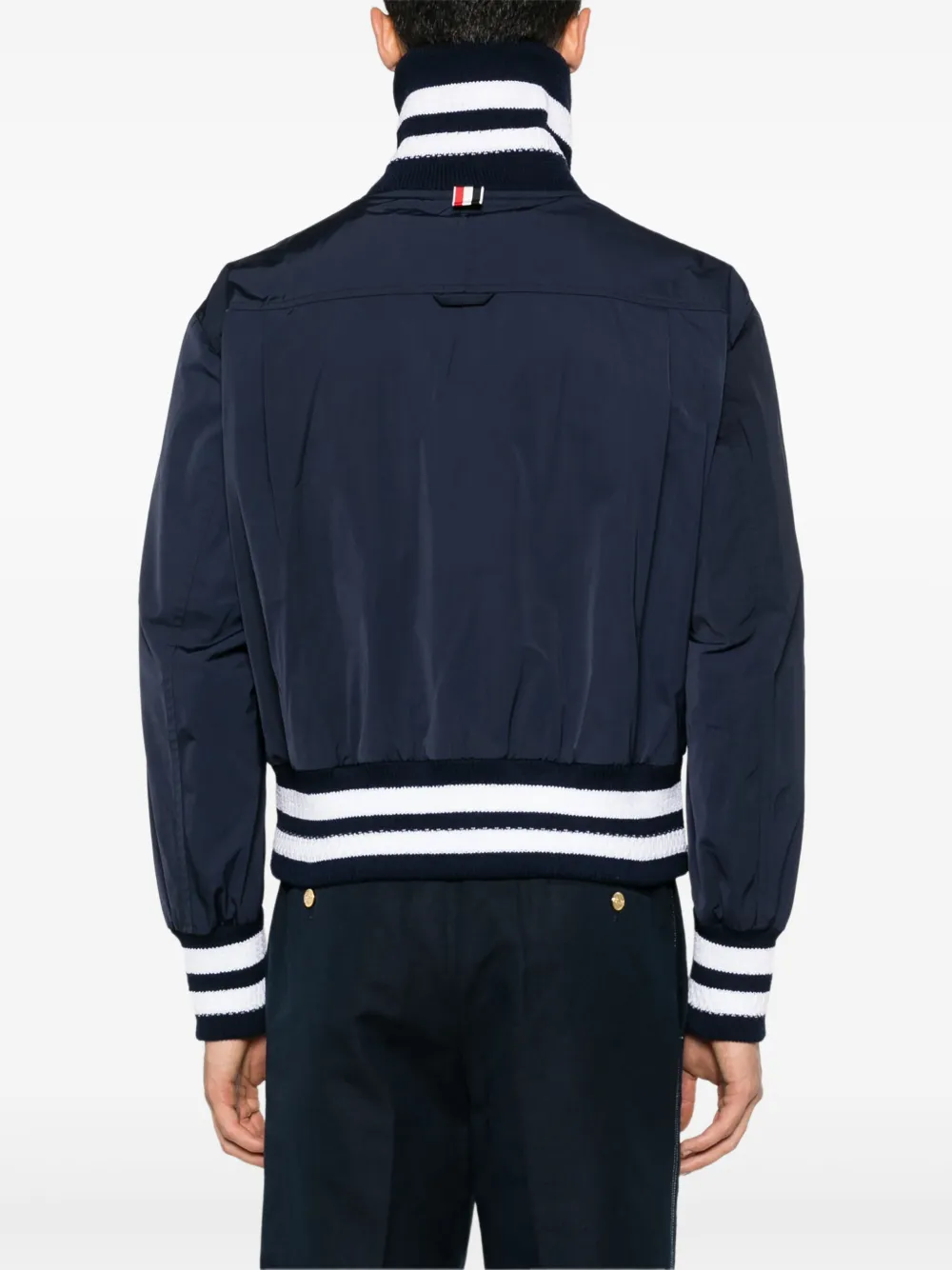 Thom Browne Jas met vier strepen Blauw