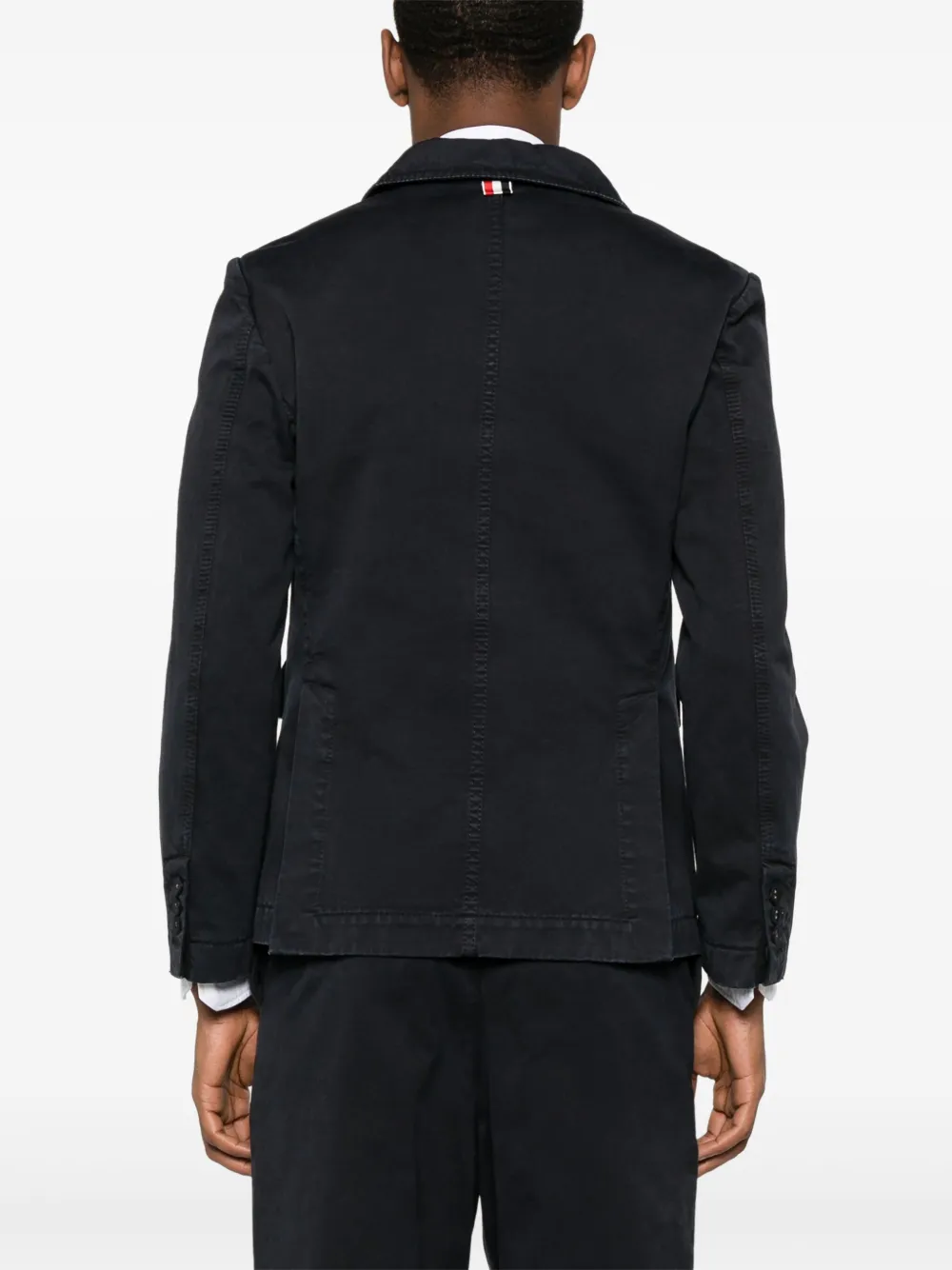 Thom Browne Blazer met enkele rij knopen Blauw