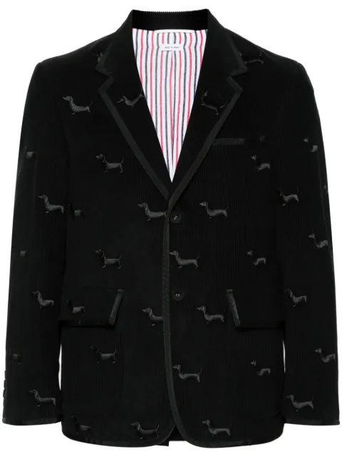 Thom Browne Hector-motif corduroy blazer