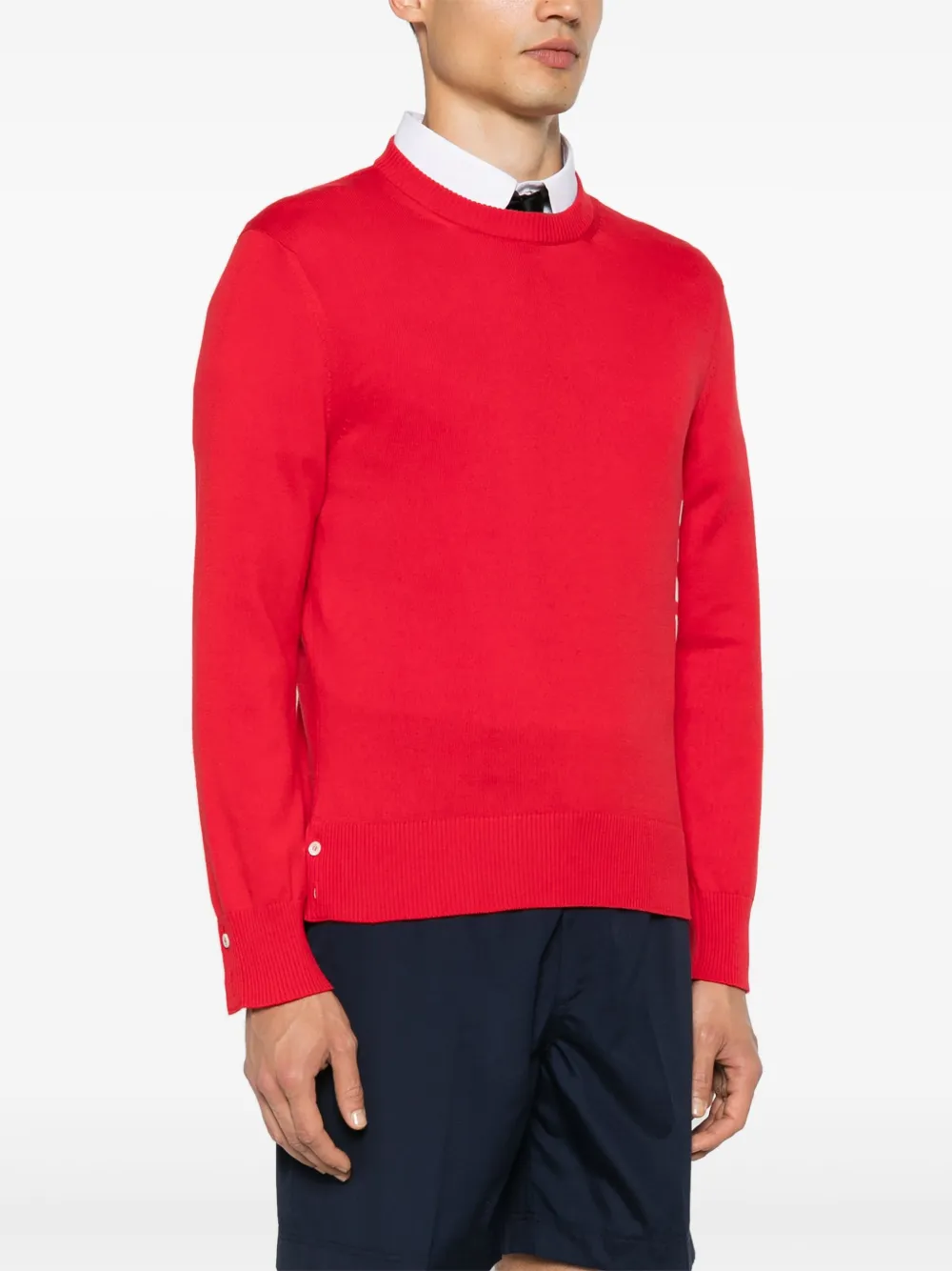 Thom Browne Katoenen trui Rood