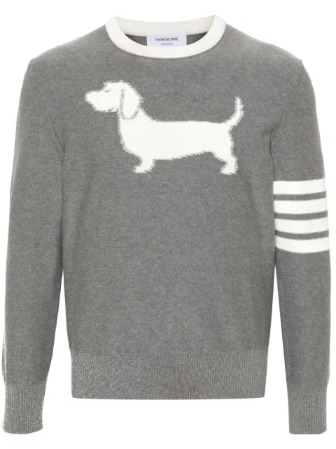 Thom Browne Hector intarsia-knit jumper