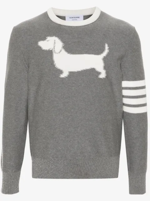 Thom Browne Hector intarsia-knit jumper