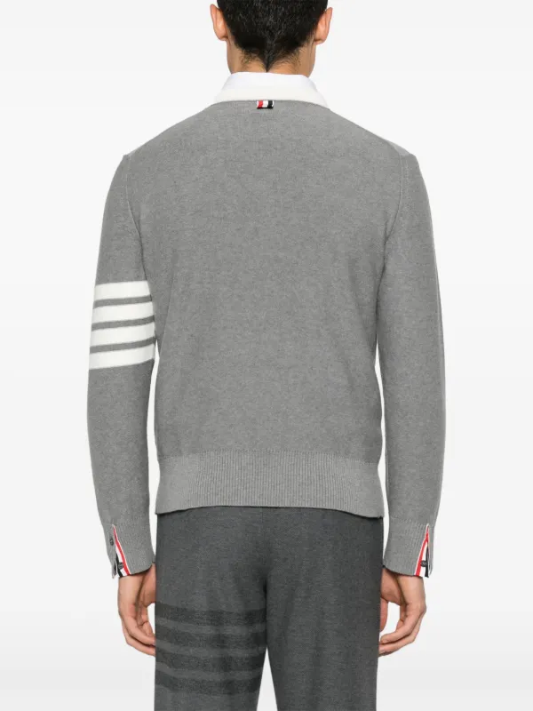thom browne ニット ヘクター Crew Neck Pullover W/4 Bar And Hector Halfdrop In Cotton