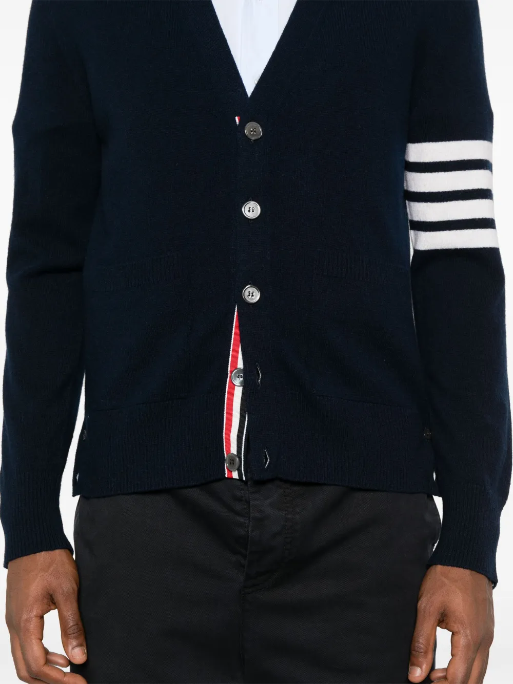 Thom Browne Vest van scheerwol Blauw