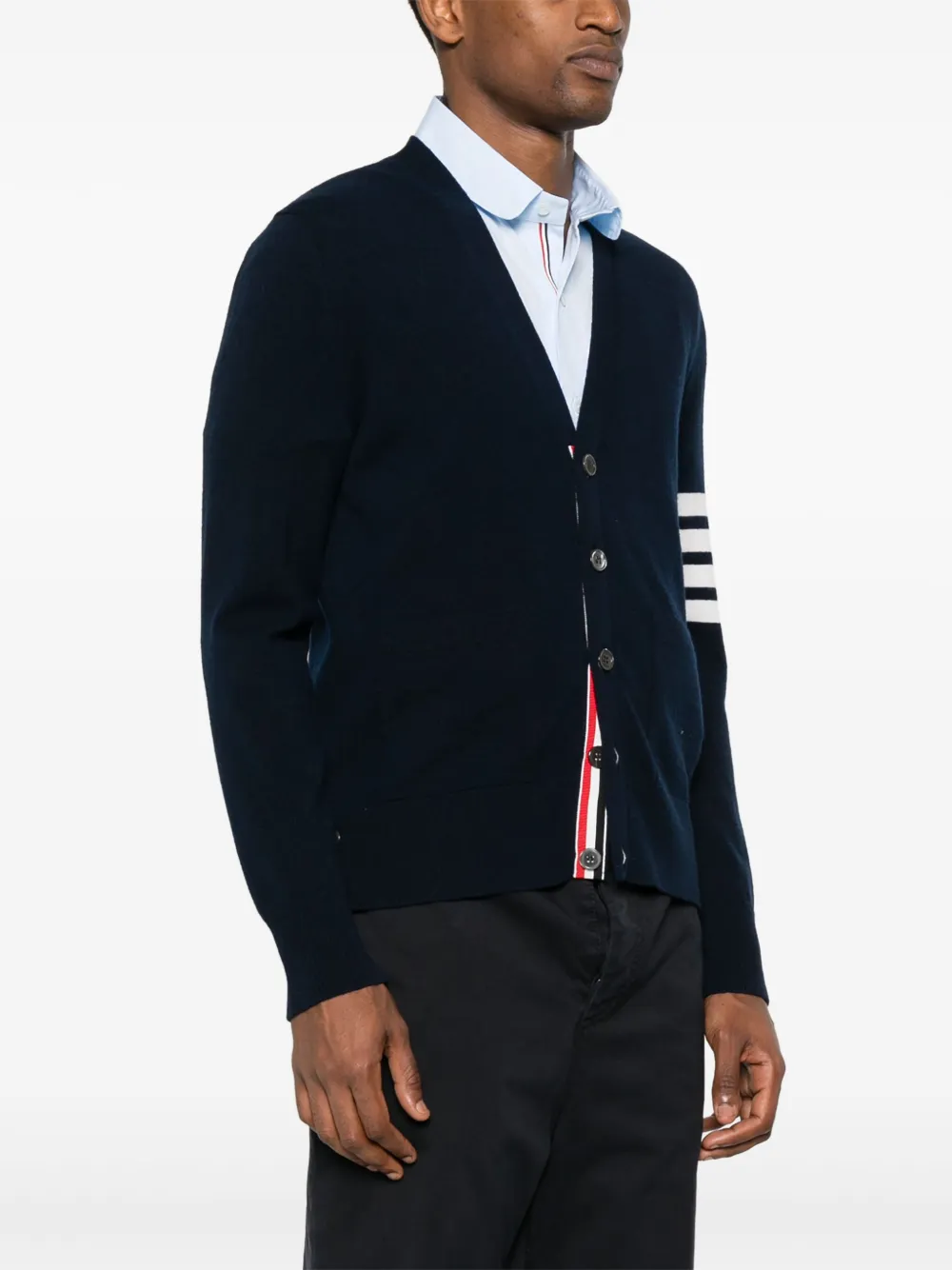 Thom Browne Vest van scheerwol Blauw