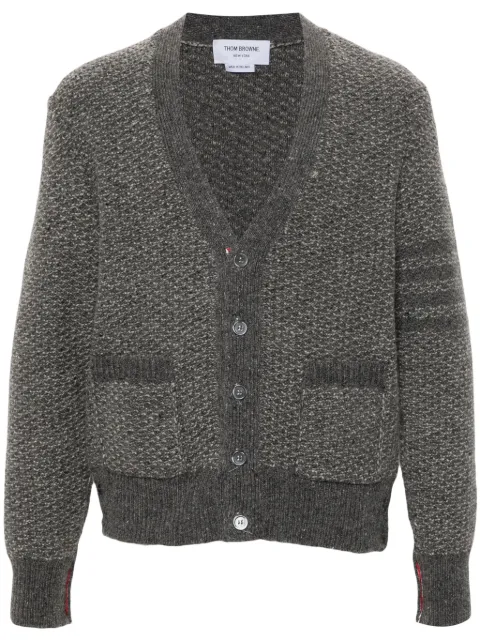 Thom Browne V-neck chunky-knit cardigan 