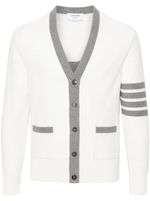 Thom Browne V-neck cotton cardigan