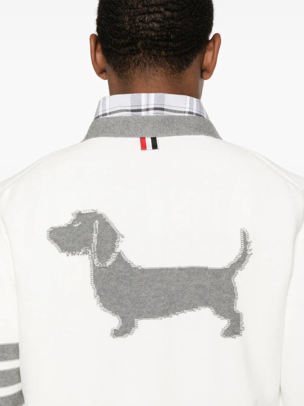 Thom Browne Vest met V-hals Wit
