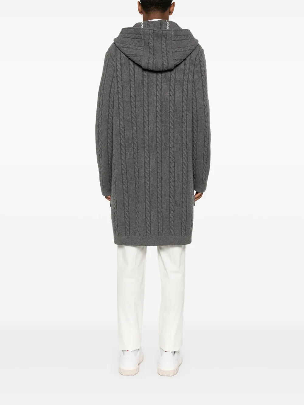 Thom Browne Donsjas met capuchon Grijs