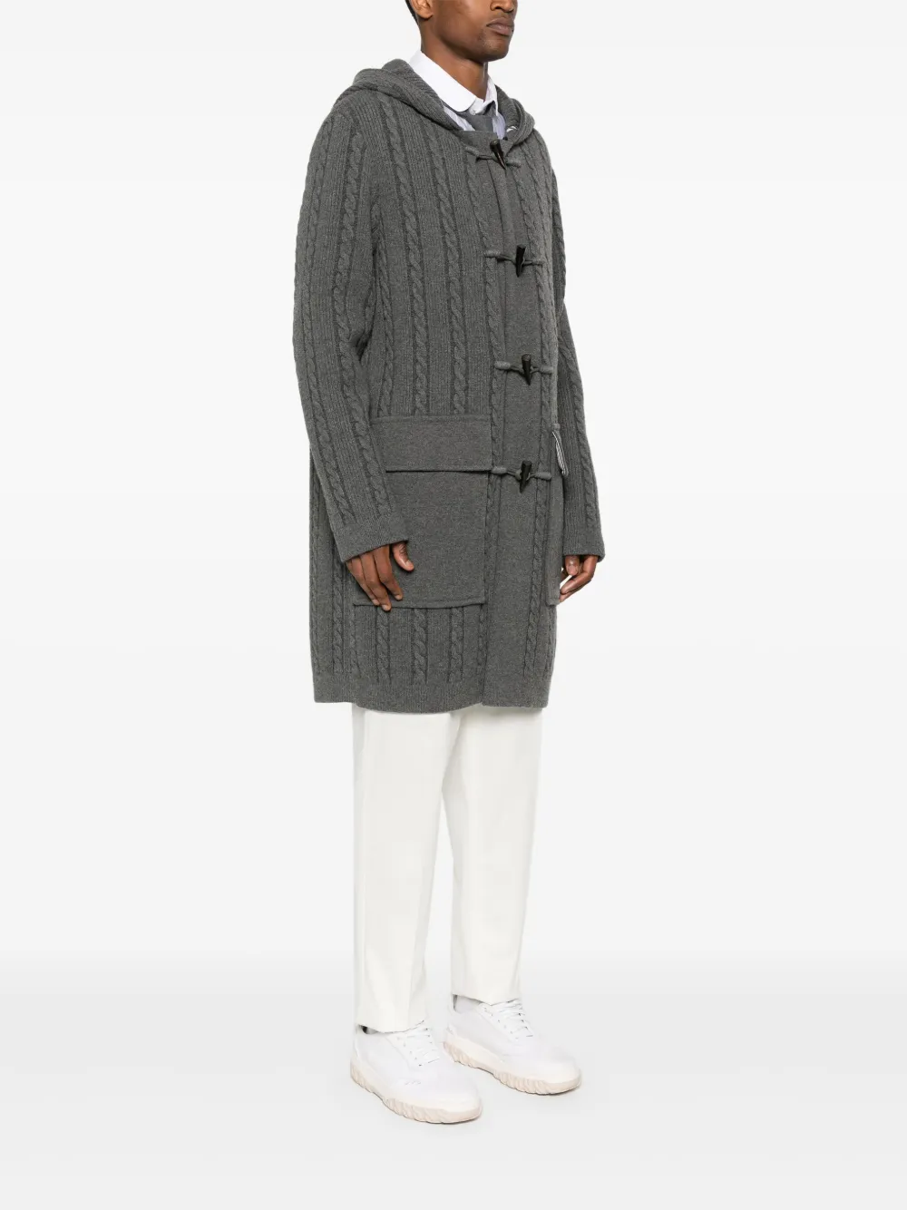 Thom Browne Donsjas met capuchon Grijs