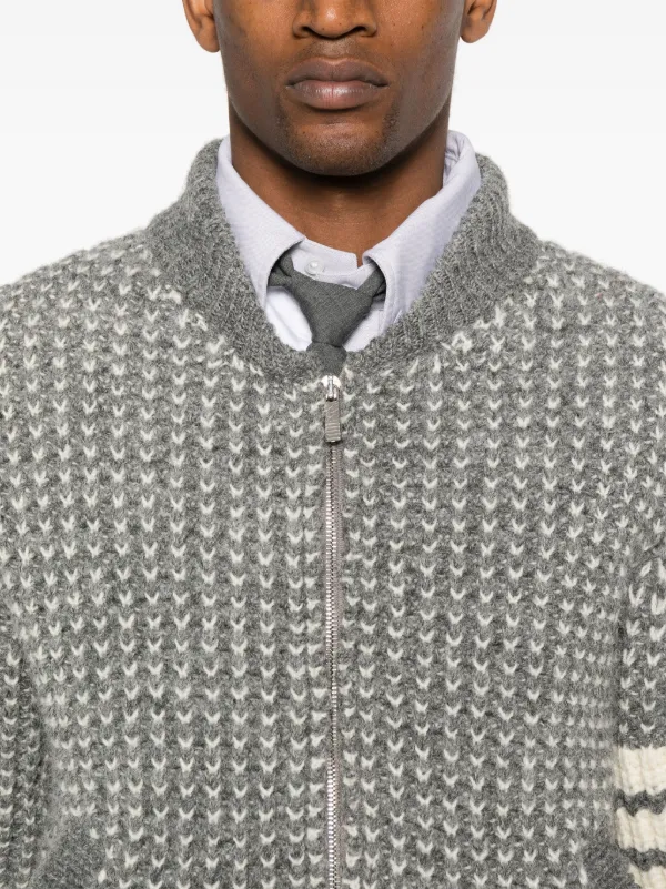【送料&関税込】Thom Browne 4 Bar Grey Wool Blend Jacket Wool 4 Bar Sport Coat | Thom Browne