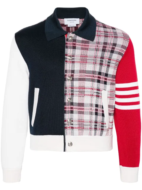 Thom Browne 4-Bar jacquard bomber jacket