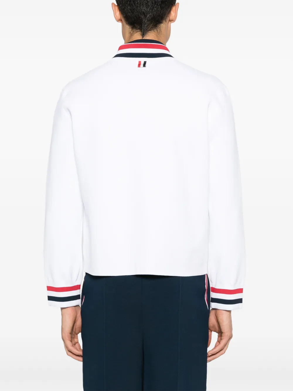 Thom Browne Bomberjack met RWB-streep Wit