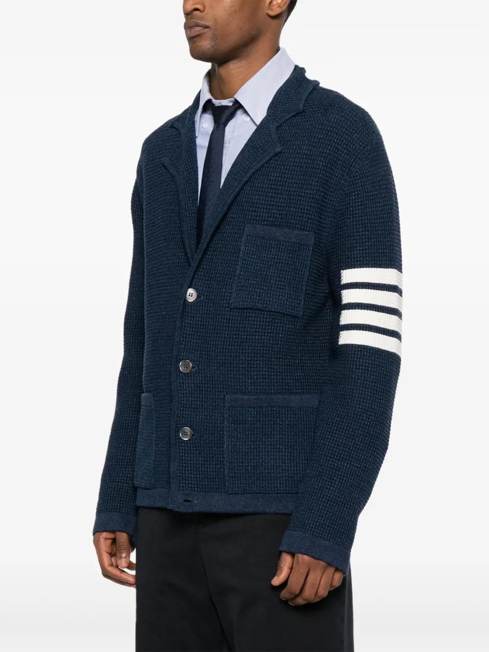 Thom Browne Vest met verlaagde schouders Blauw