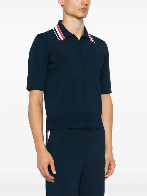 Thom Browne RWB ポロシャツ | ブルー | FARFETCH JP
