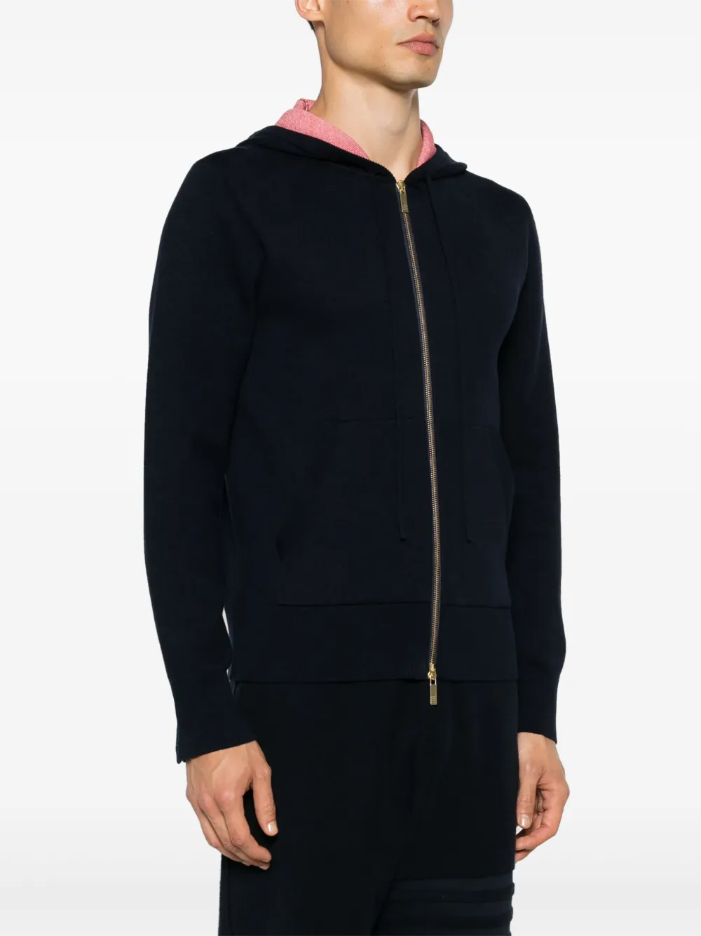 Thom Browne Vest met bloemen jacquard Blauw