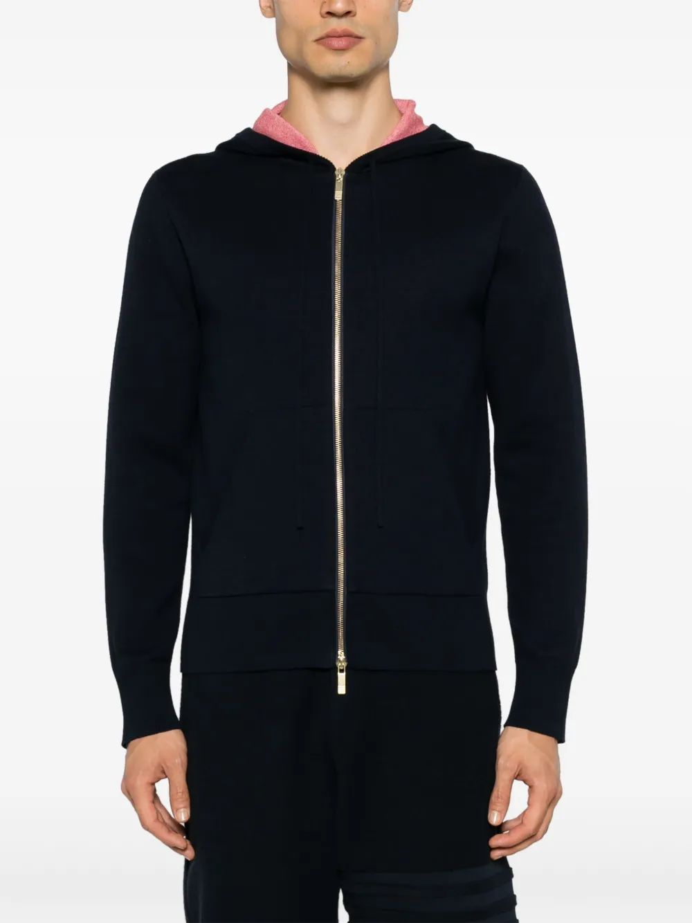 Thom Browne Vest met bloemen jacquard Blauw