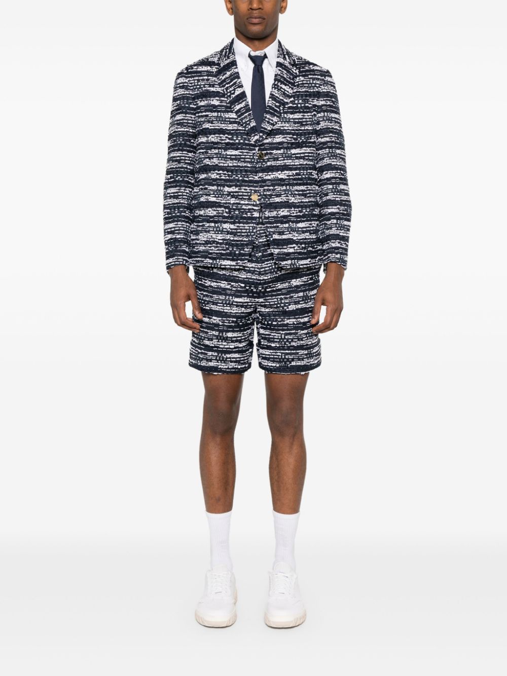 Thom Browne Tweed shorts - Blauw