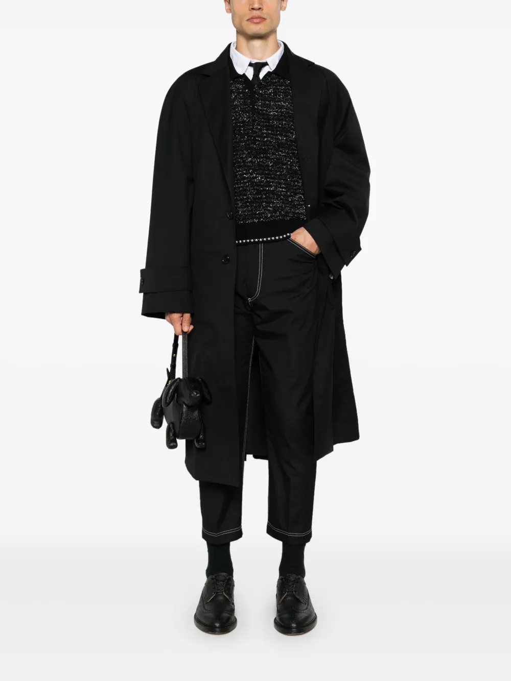 thombrowne Thom Browne Chino met toelopende pijpen - Zwart