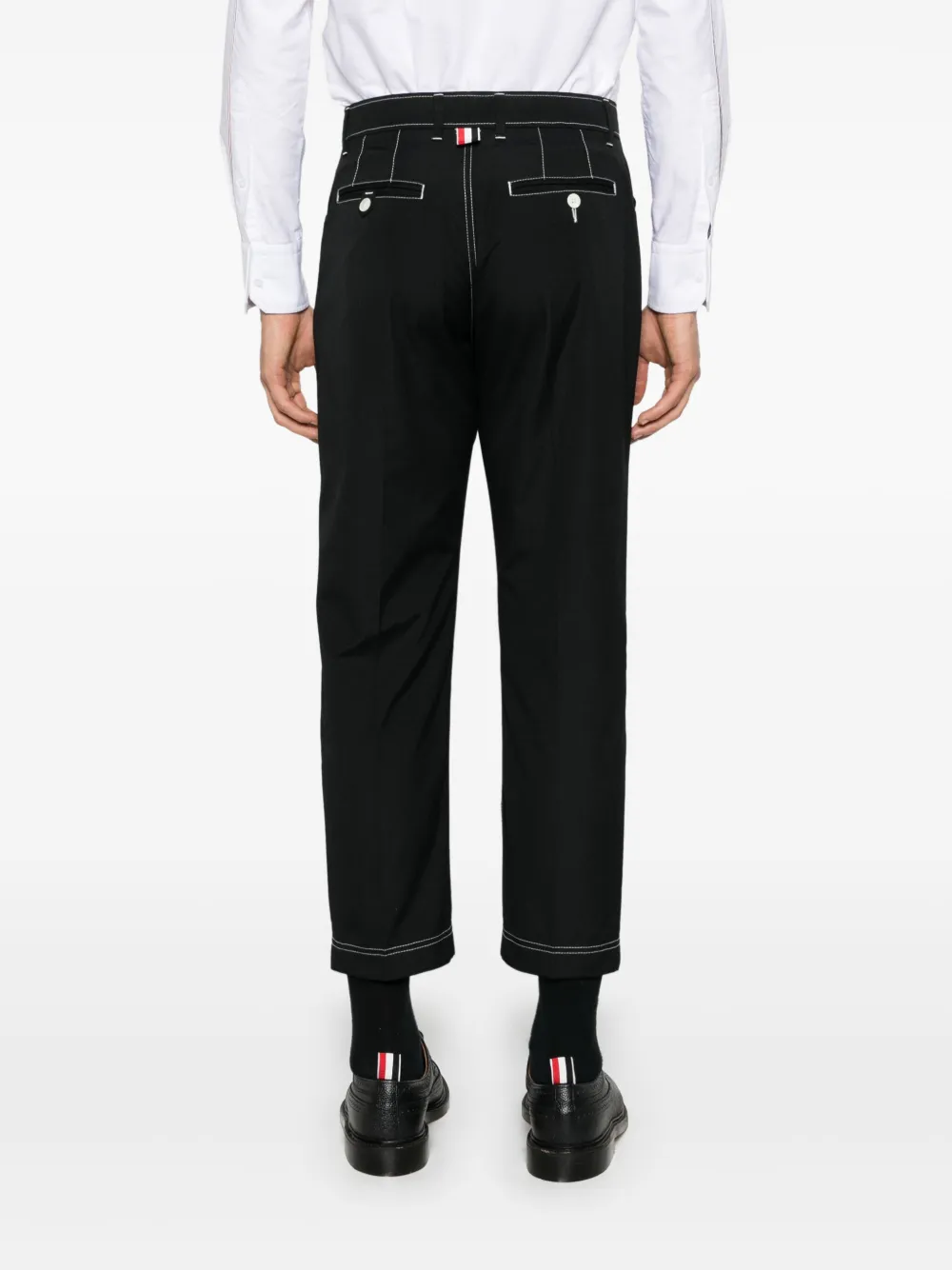 Thom Browne Chino met toelopende pijpen Zwart