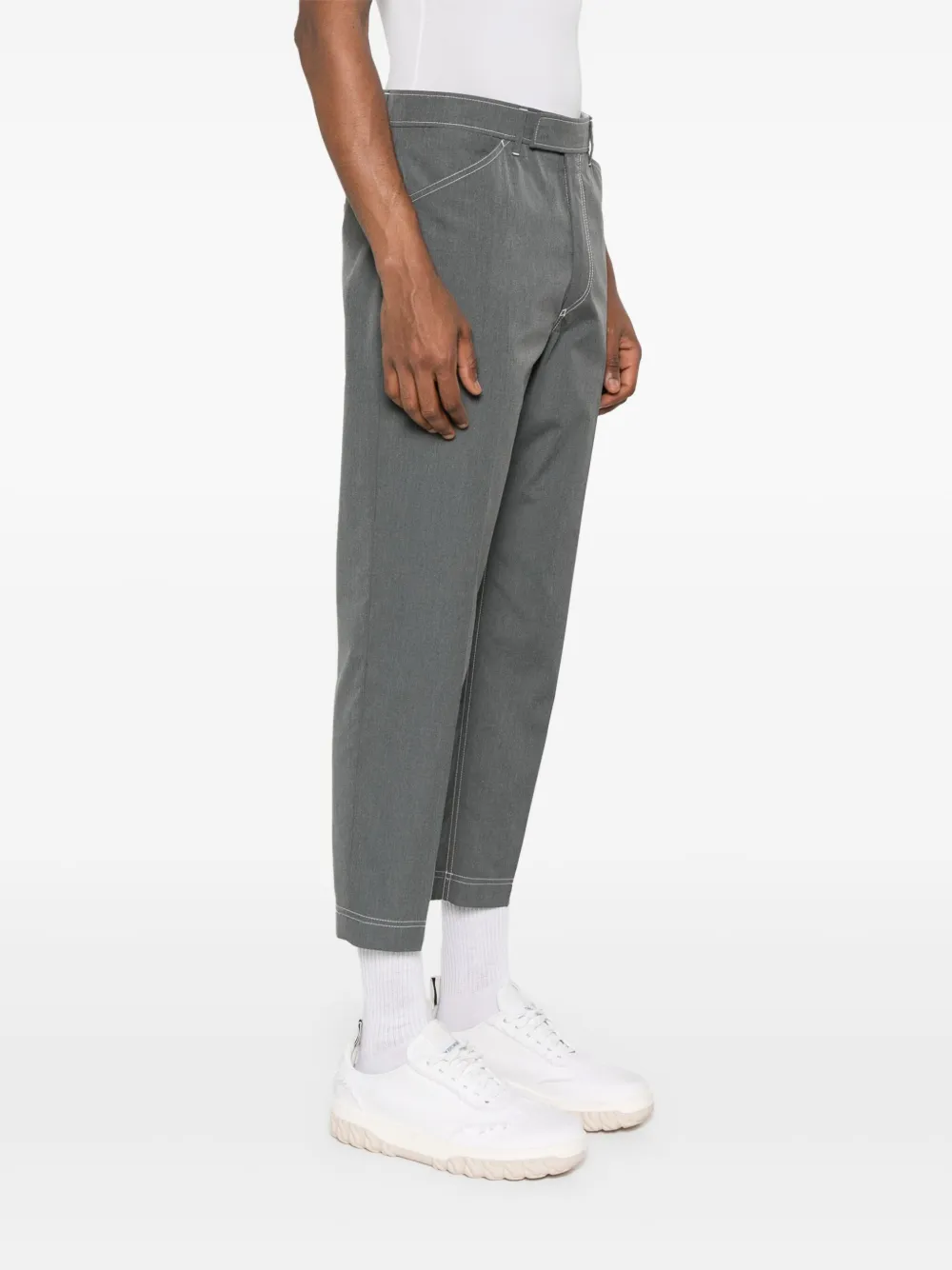 Thom Browne Cropped broek Grijs