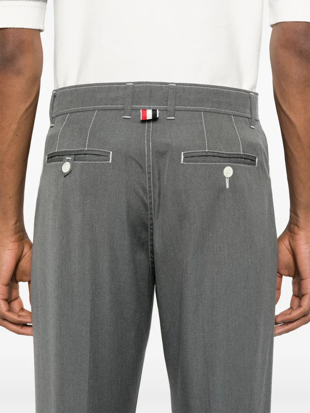 Thom Browne Cropped broek Grijs