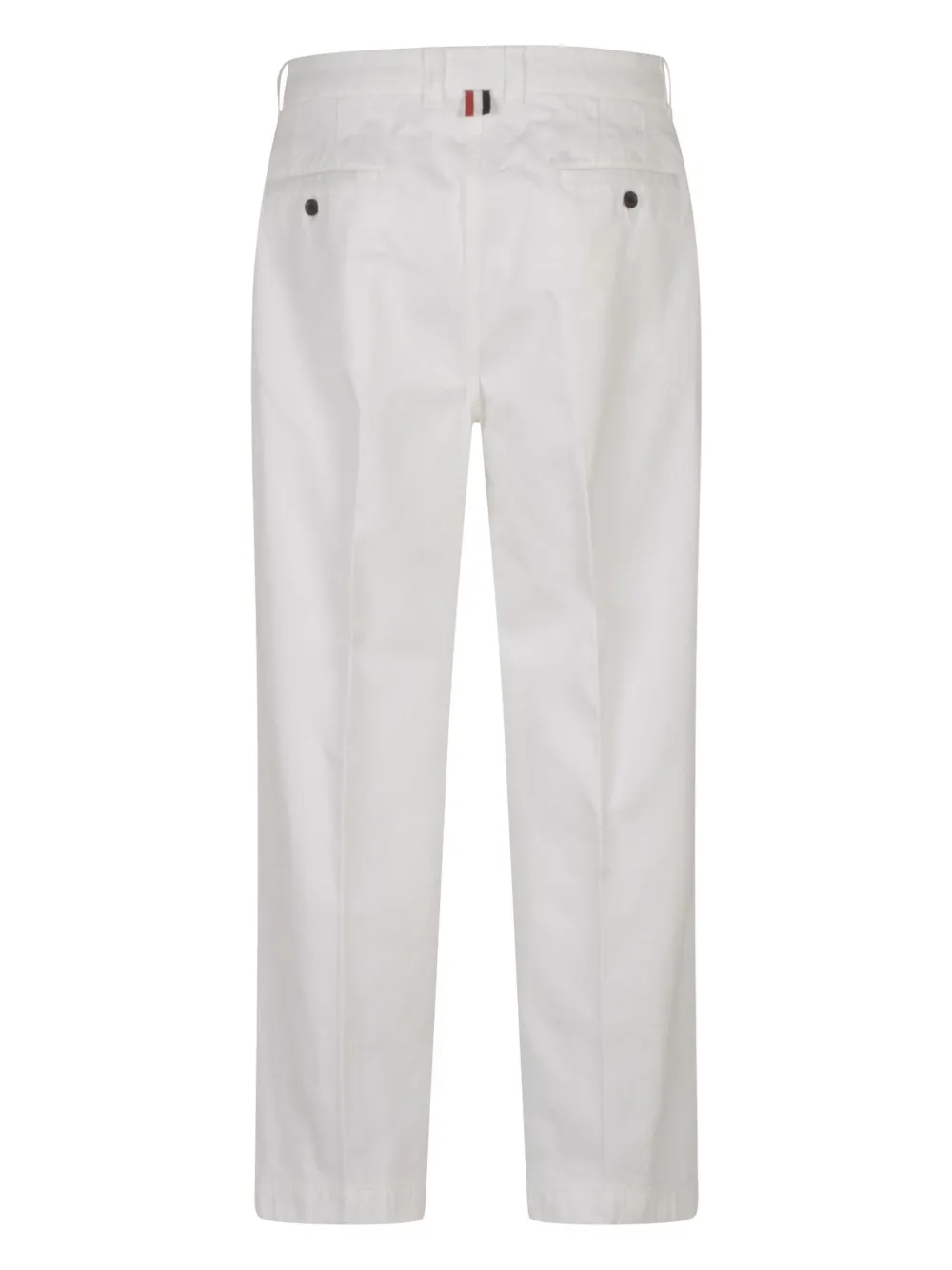 Thom Browne Straight broek - 100 WHITE