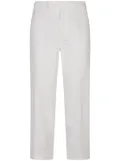 Thom Browne cotton straight-leg trousers - 100 WHITE