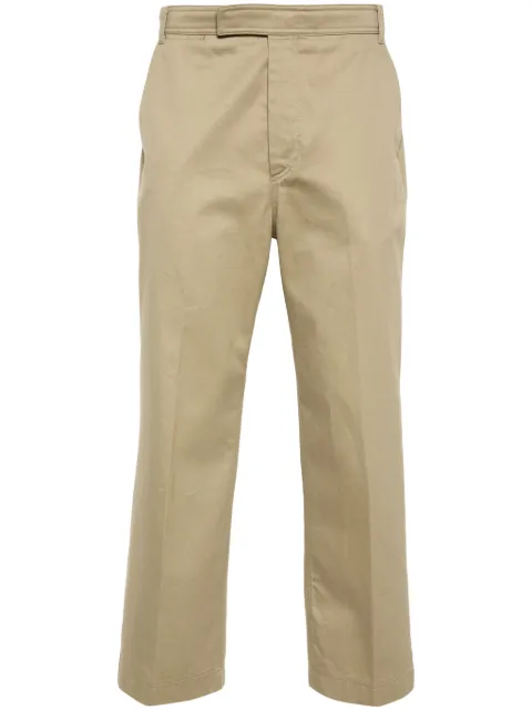 Thom Browne pantalones chinos con tiro medio