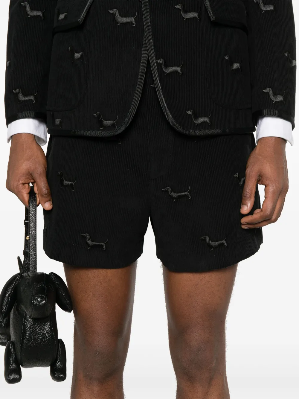 Thom Browne Bermuda shorts Zwart