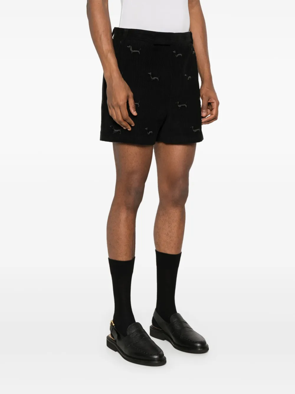Thom Browne Bermuda shorts Zwart