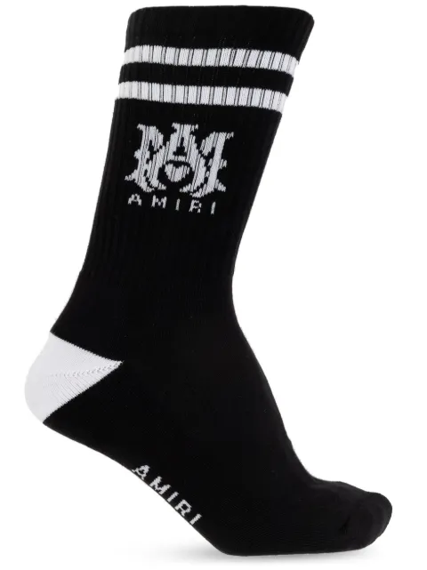 AMIRI striped jacquard socks