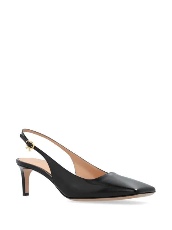【Gianvito Rossi】CHRISTINA SLING スリングバックパンプス Christina Square Toe Slingback | GIANVITO ROSSI | elysewalker