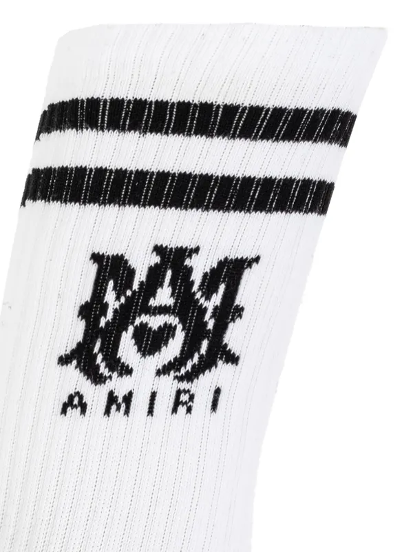 AMIRI ロゴ 靴下 | ホワイト | FARFETCH JP