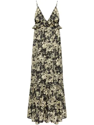ワンピース Ganni Floral Print Long Dress 23912032_54027372_322.jpg