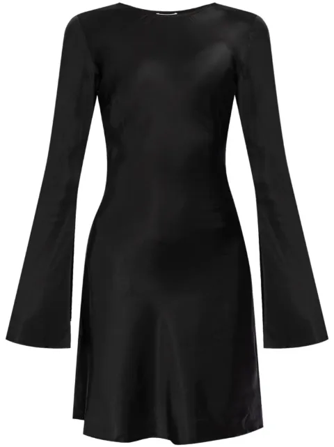 GANNI vestido corto con mangas acampanadas