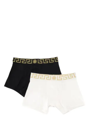 Versace メドゥーサ ボクサーパンツ 2枚組 | ブラック | FARFETCH JP