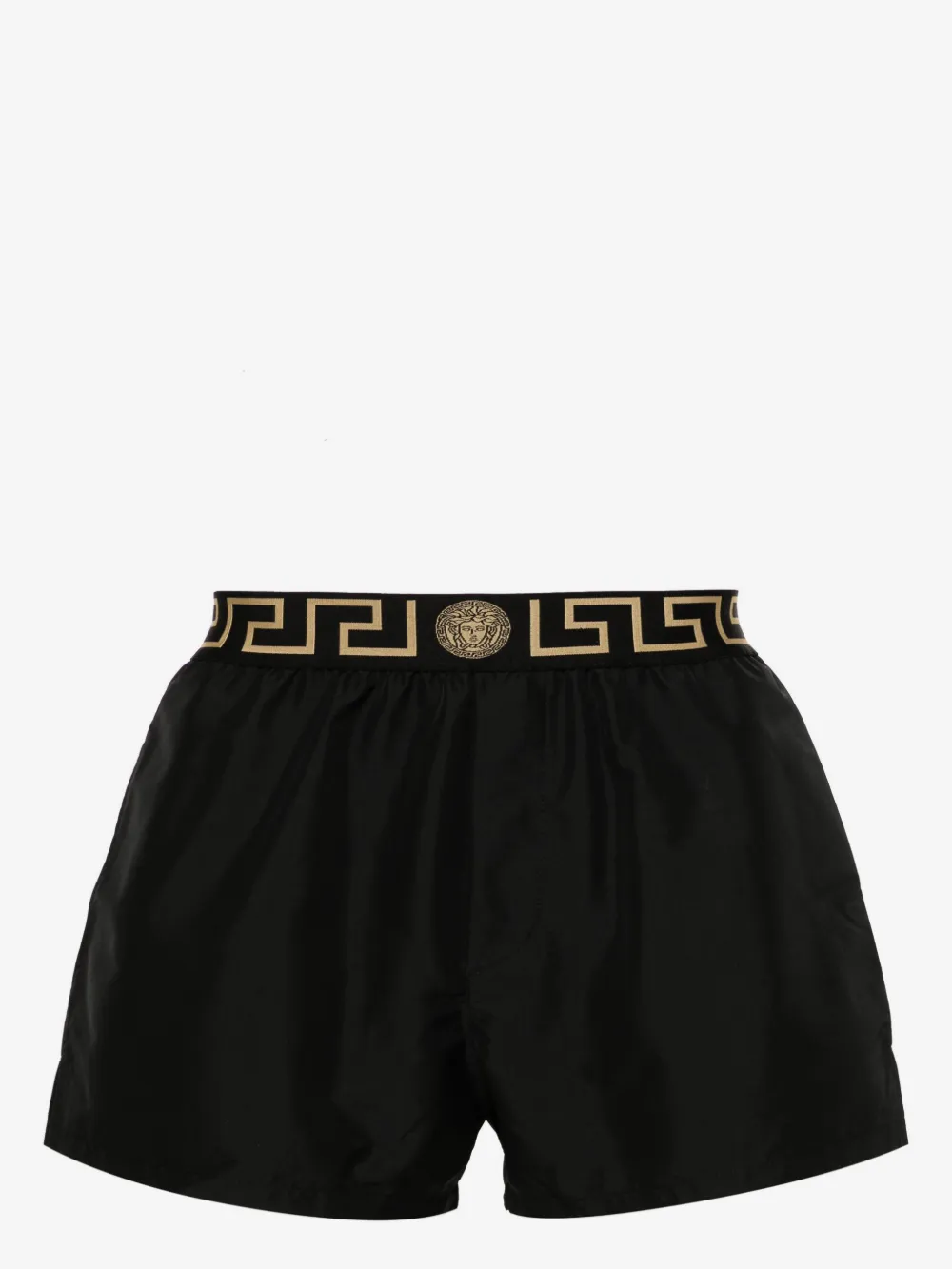 Versace Greca border swim shorts | Black | Image 1