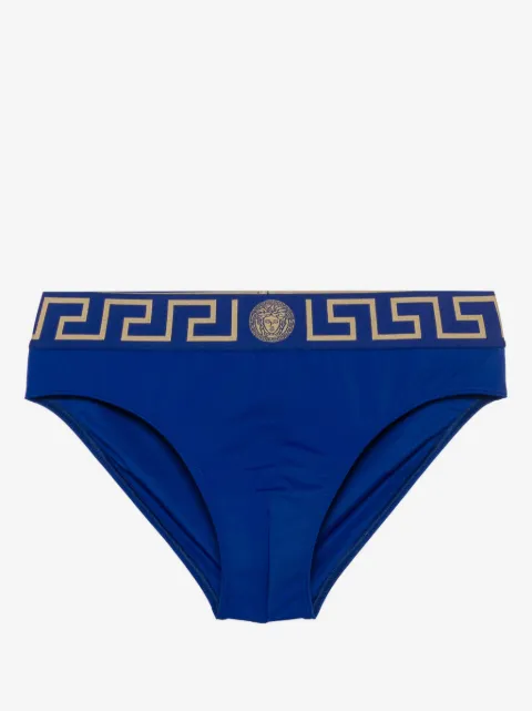 Versace shorts de playa Greca Border