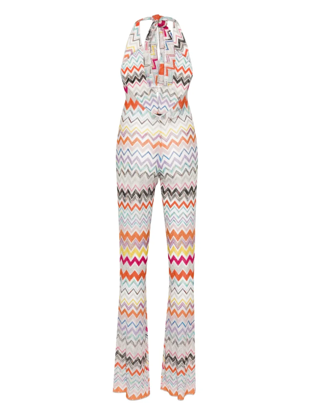 Missoni Jumpsuit met halternek - Wit