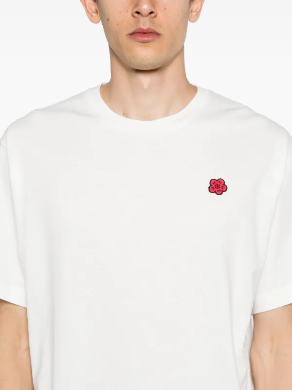 KENZO 刺繍 Tシャツ L ホワイト Kenzo Paris T Shirt Lion Embroidered Size Small White