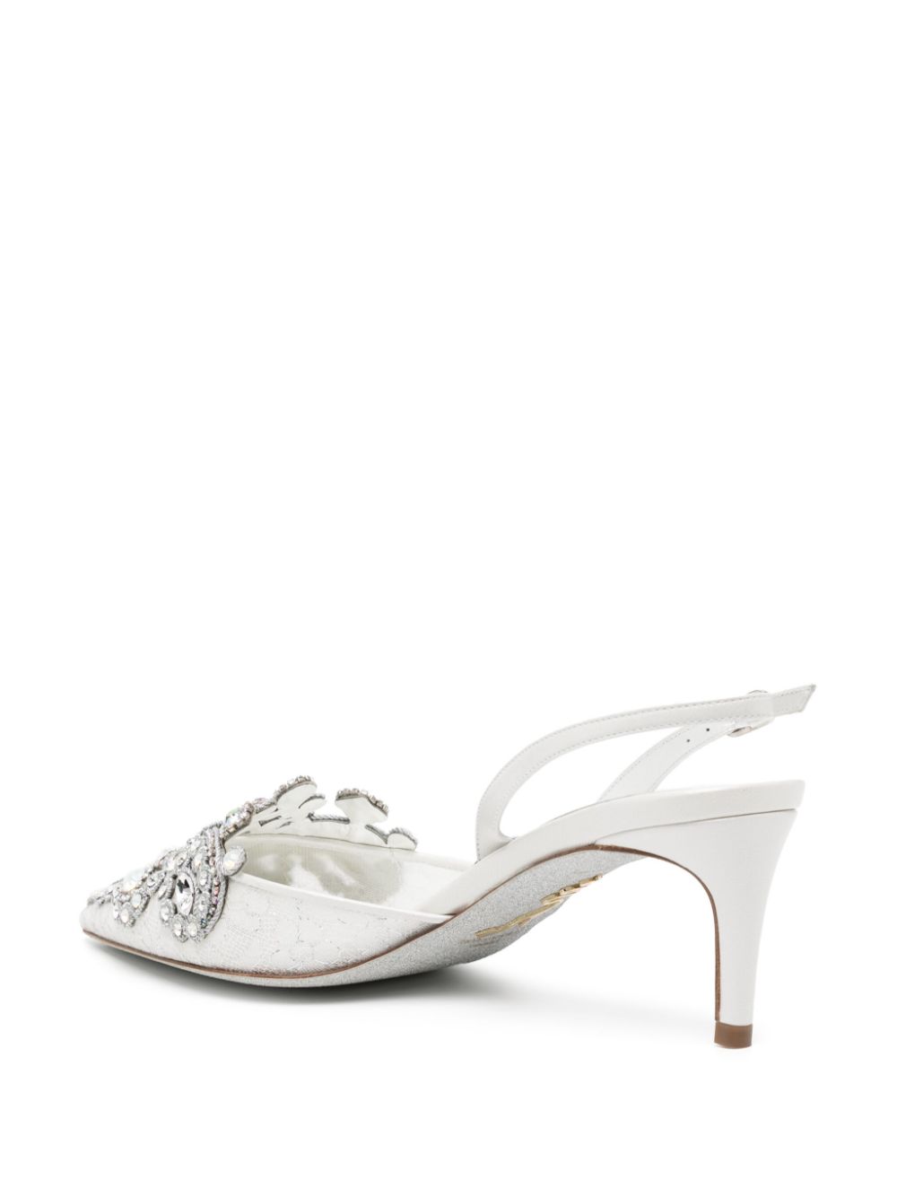 René Caovilla Veneziana slingback pumps Wit