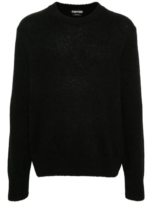 【送料&関税込】Tom Ford Crewneck Fine-knit Jumper FINE GAUGE CASHMERE SILK CREW NECK | Tom Ford Fashion