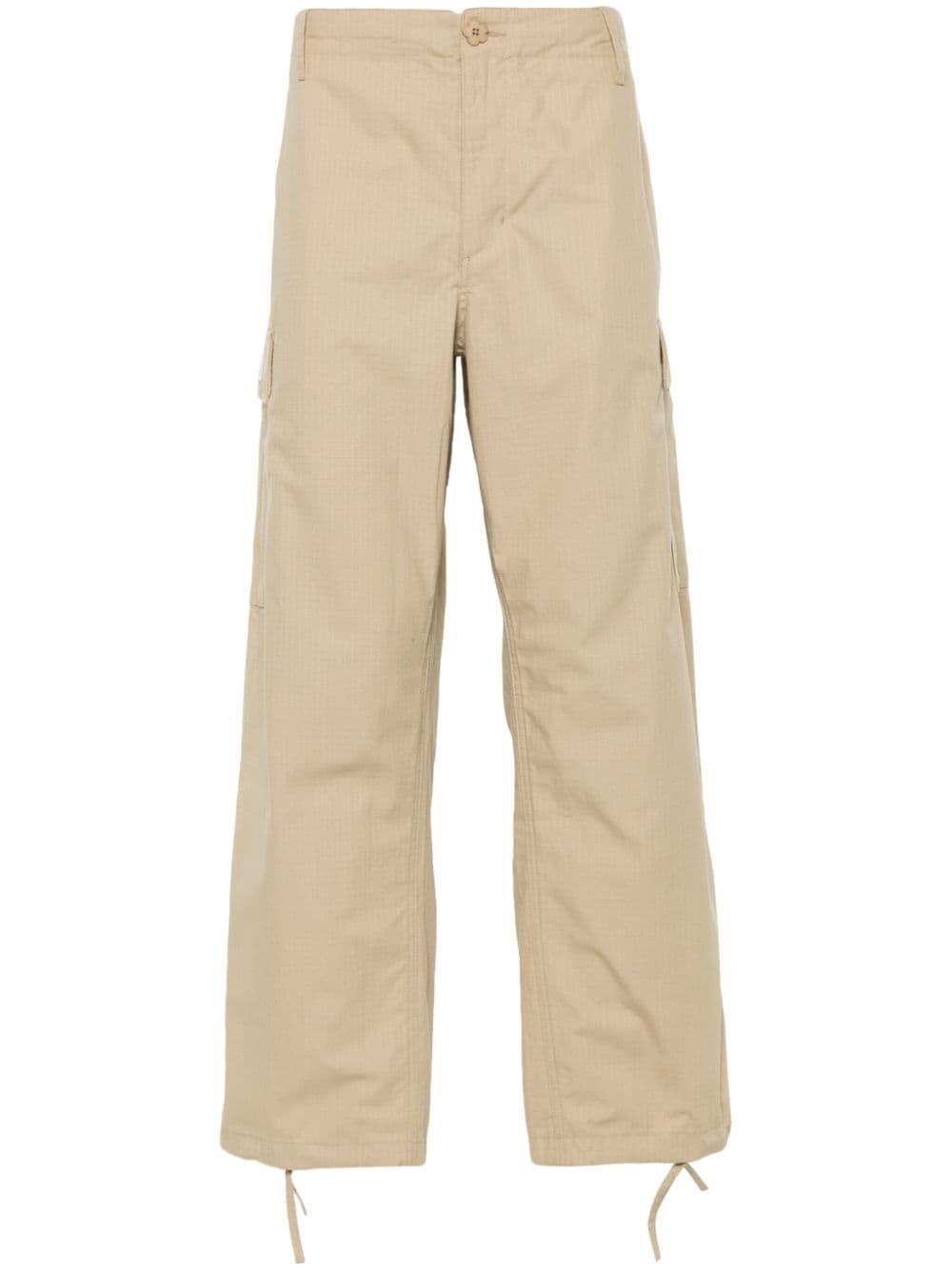 Shop Kenzo Workwear Cargo Pants In Neutrals